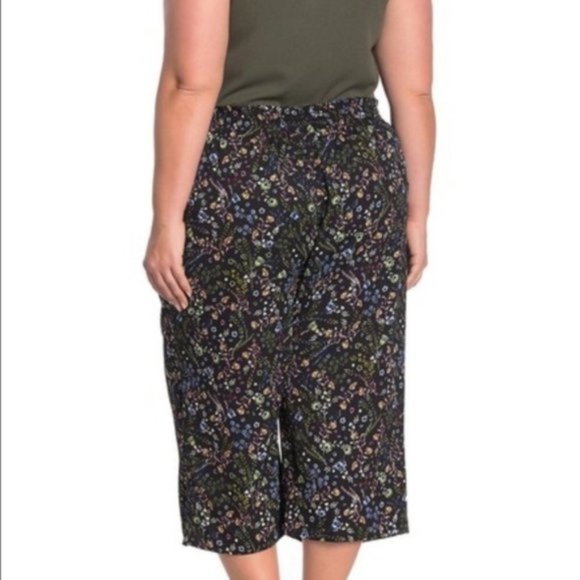 Dr2 Daniel Rainn Floral Print Crop Pants Plus Size - Picture 2 of 11